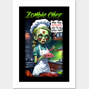 Zombie Chef Posters and Art